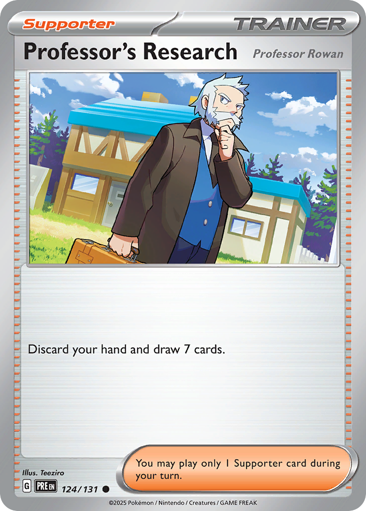 Professor's Research (124/131) - [Reverse Holo] Prismatic Evolutions (PRE)