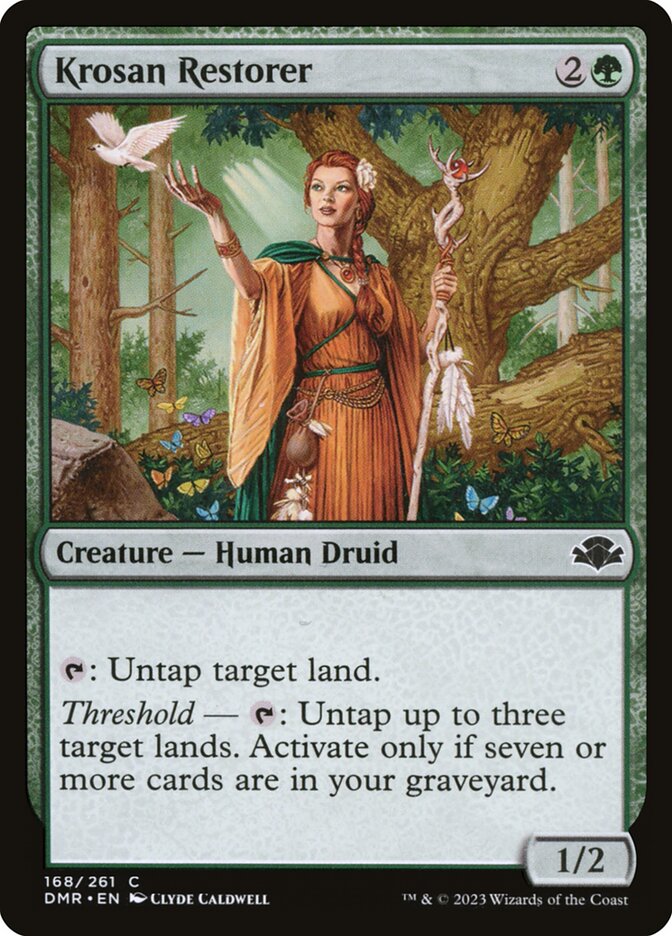 Krosan Restorer (168) - Dominaria Remastered (DMR)