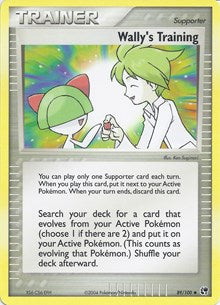 Wally's Training (89) - EX Battle Stadium (BST)