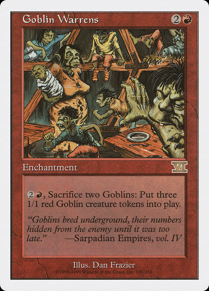 Goblin Warrens (187) - Classic Sixth Edition (6ED)