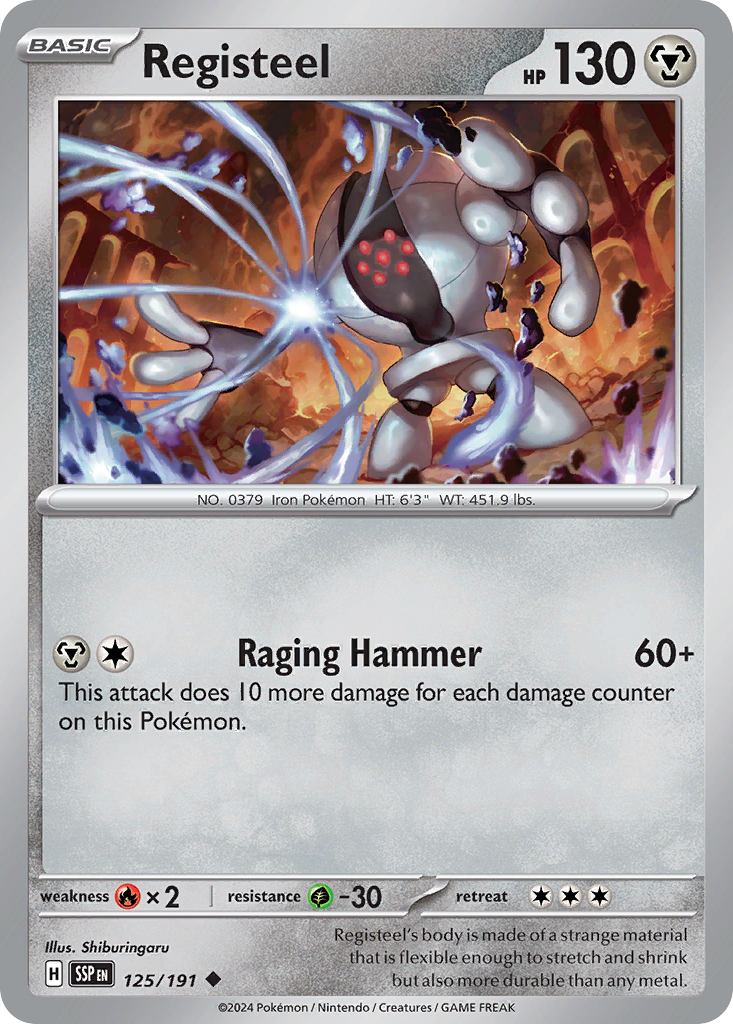 Registeel (125/191) - Surging Sparks (SSP)