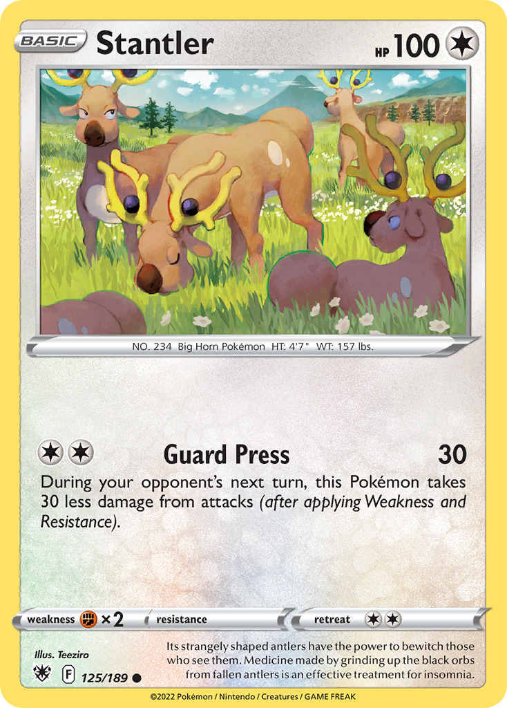 Stantler (125/189) - [Reverse Holo] Astral Radiance (ASR)