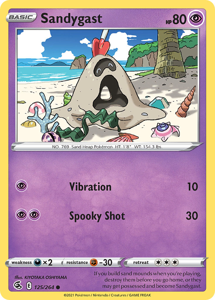 Sandygast (125/264) - Fusion Strike (FST)