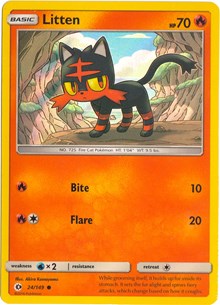 Litten - 24/149 (Water Web Holo) (24) - Miscellaneous Cards & Products (MCAP)