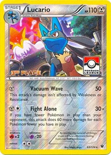 Lucario - 63/124 (Pokemon League) (63) - League & Championship Cards (PR)