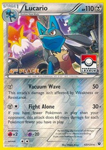 Lucario - 63/124 (Pokemon League) (63) - League & Championship Cards (PR)