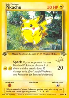 Pikachu W Stamped (60) - WoTC Promo (PR)