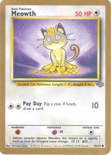 Meowth - 56/64 (Gold Bordered Promo) (56) - Miscellaneous Cards & Products (MCAP)