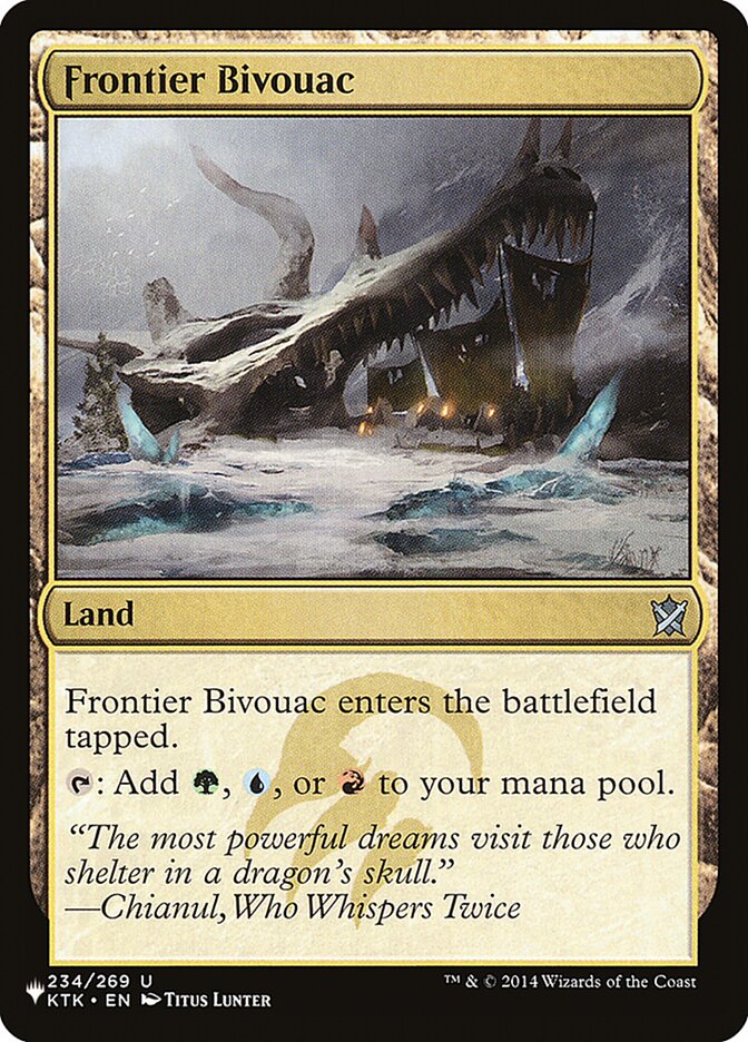 Frontier Bivouac (KTK-234) - The List (PLST)