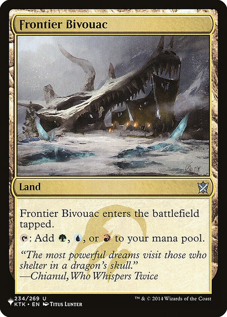 Frontier Bivouac (KTK-234) - The List (PLST)