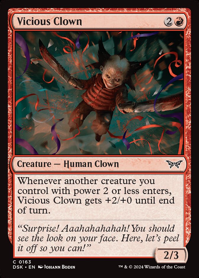 Vicious Clown - [Foil] Duskmourn: House of Horror (DSK)