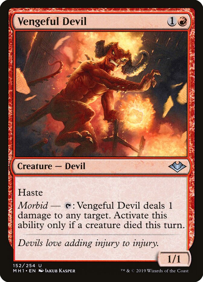 Vengeful Devil (152) - Modern Horizons (MH1)