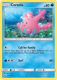 Corsola (36) - SM Base Set (SM01)