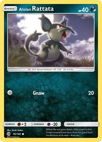 Alolan Rattata (76) - SM Base Set (SM01)