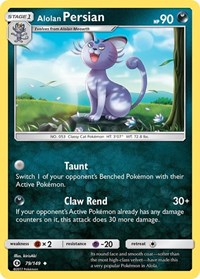 Alolan Persian (79) - SM Base Set (SM01)
