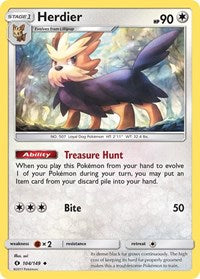 Herdier (104) - SM Base Set (SM01)