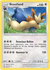 Stoutland (105) - SM Base Set (SM01)