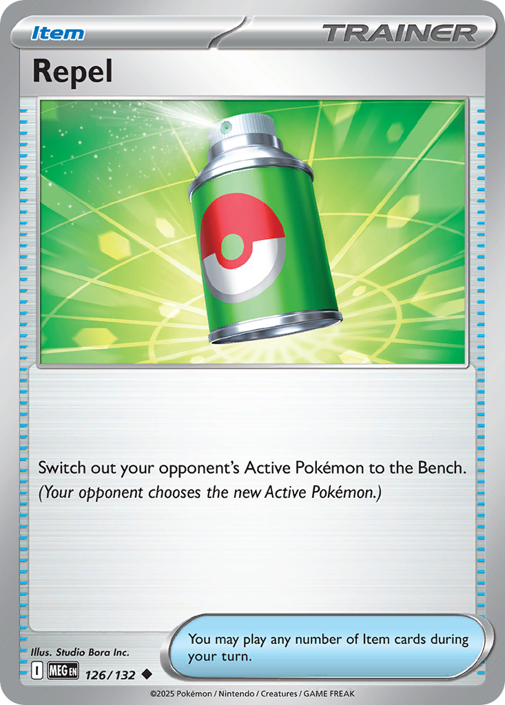 Repel (126/132) - [Reverse Holo] Mega Evolution (MEG)