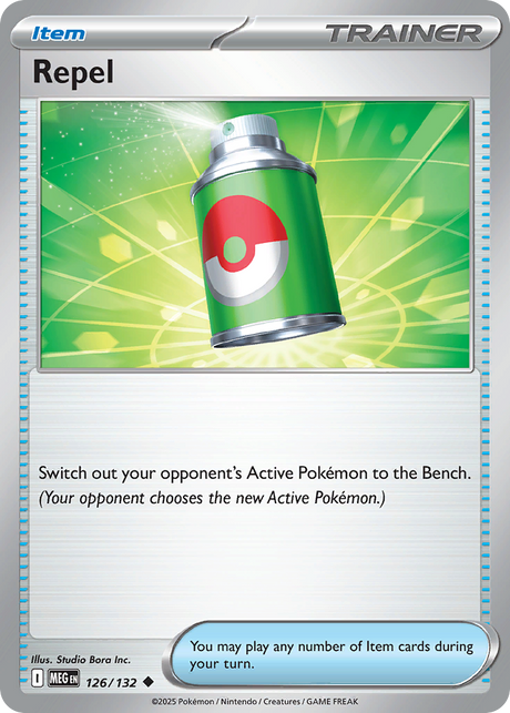 Repel (126/132) - [Reverse Holo] Mega Evolution (MEG)