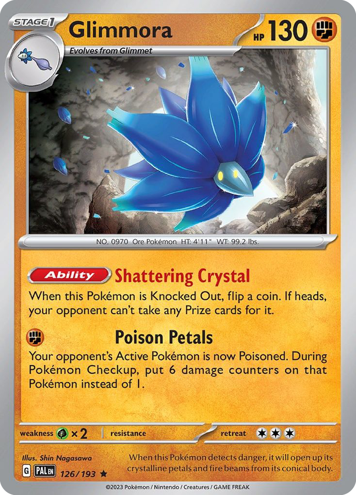 Glimmora (126/193) - [Reverse Holo] Paldea Evolved (PAL)