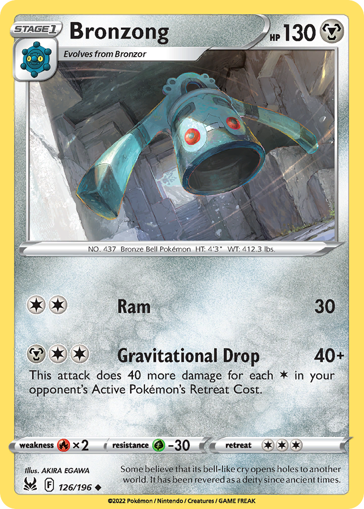 Bronzong (126/196) - Lost Origin (LOR)