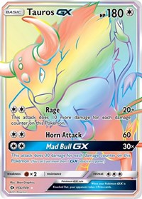 Tauros GX Secret (156) - SM Base Set (SM01)