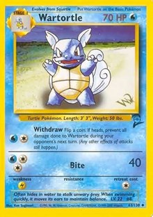 Wartortle W Stamped (63) - WoTC Promo (PR)