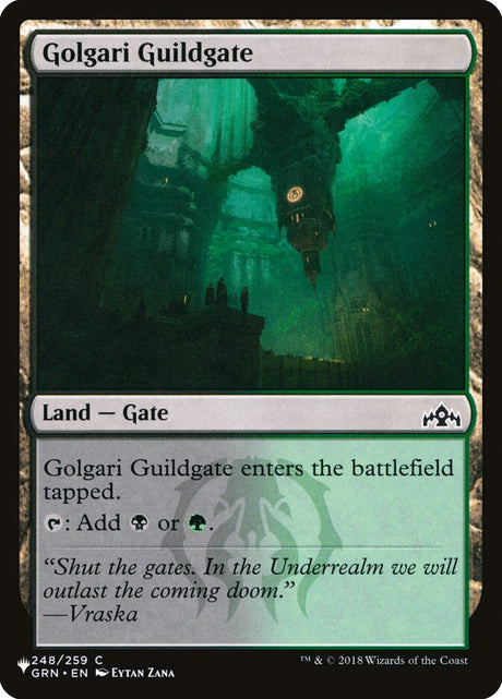 Golgari Guildgate (GRN-248) - The List (PLST)