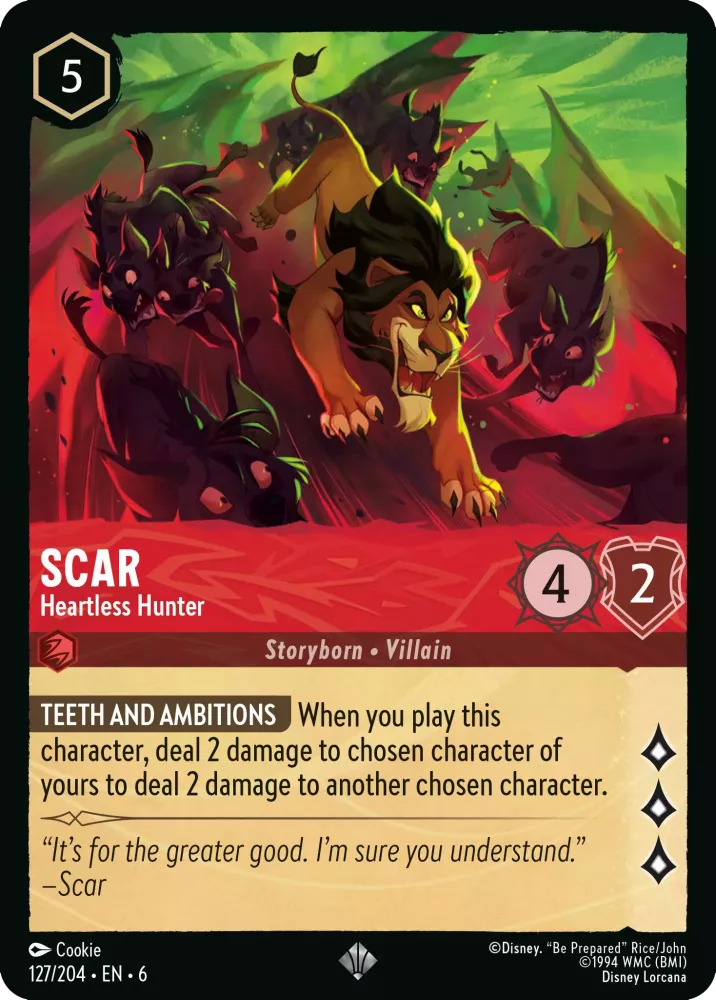 Scar - Heartless Hunter - [Foil] Azurite Sea (6)