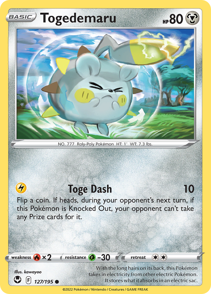 Togedemaru (127/195) - Silver Tempest (SIT)