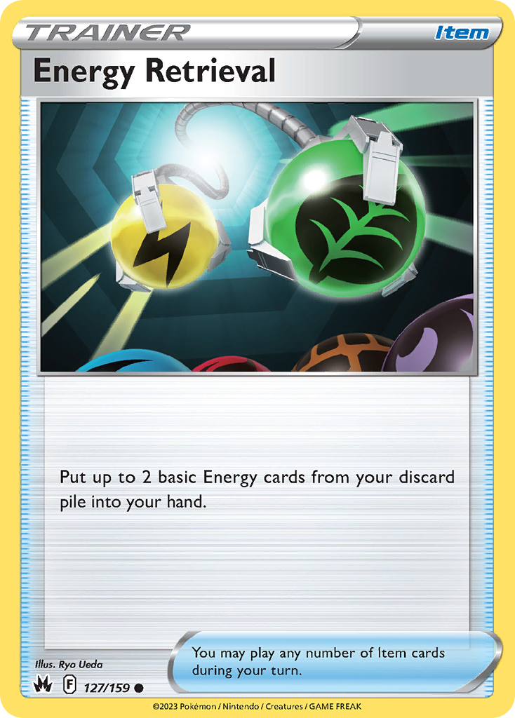 Energy Retrieval (127/159) - [Reverse Holo] Crown Zenith (CRZ)