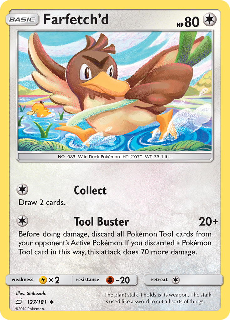 Farfetch'd (127/181) - [Reverse Holo] Team Up (TEU)
