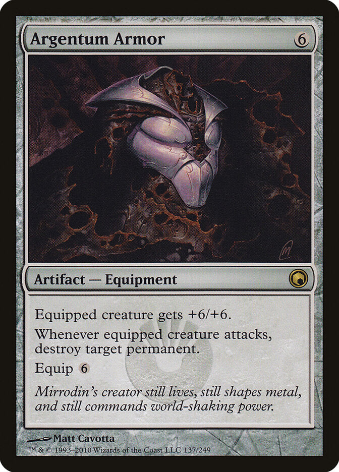 Argentum Armor (137) - Scars of Mirrodin (SOM)