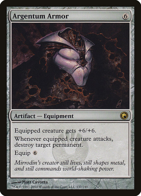 Argentum Armor (137) - Scars of Mirrodin (SOM)