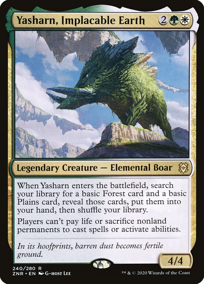 Yasharn, Implacable Earth (240) - Zendikar Rising (ZNR)