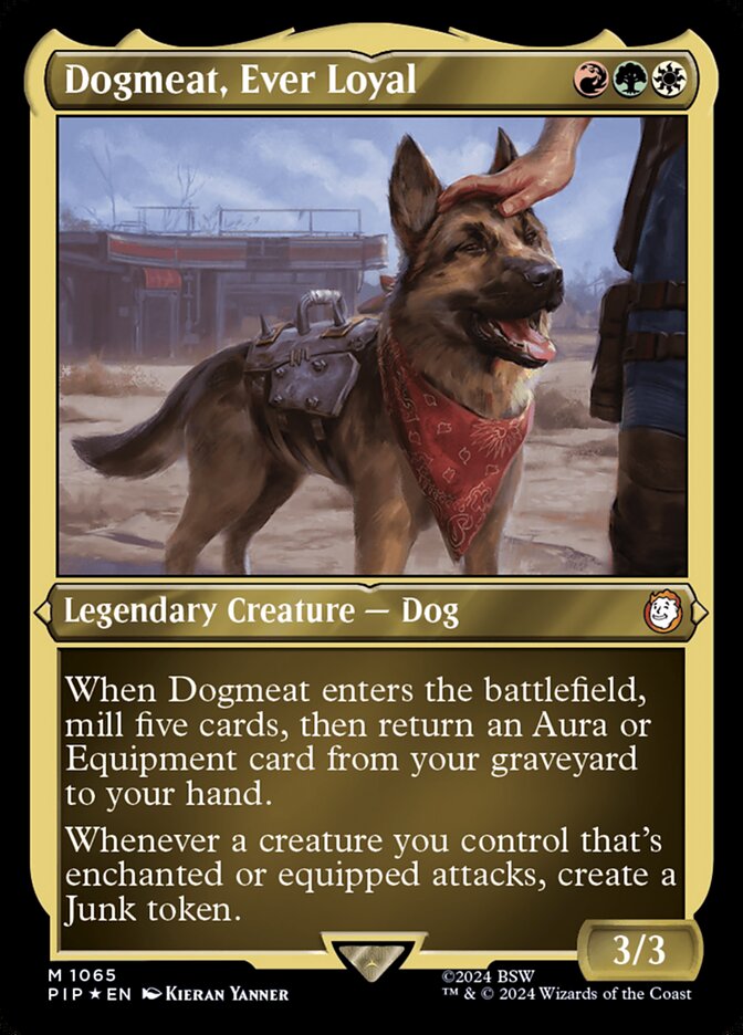 Dogmeat, Ever Loyal - [Etched Foil] Fallout (PIP)