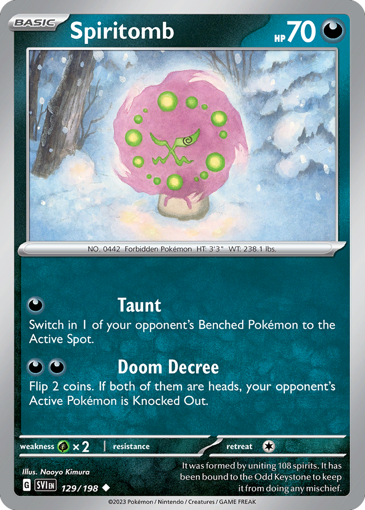 Spiritomb (129/198) - Scarlet & Violet (SVI)