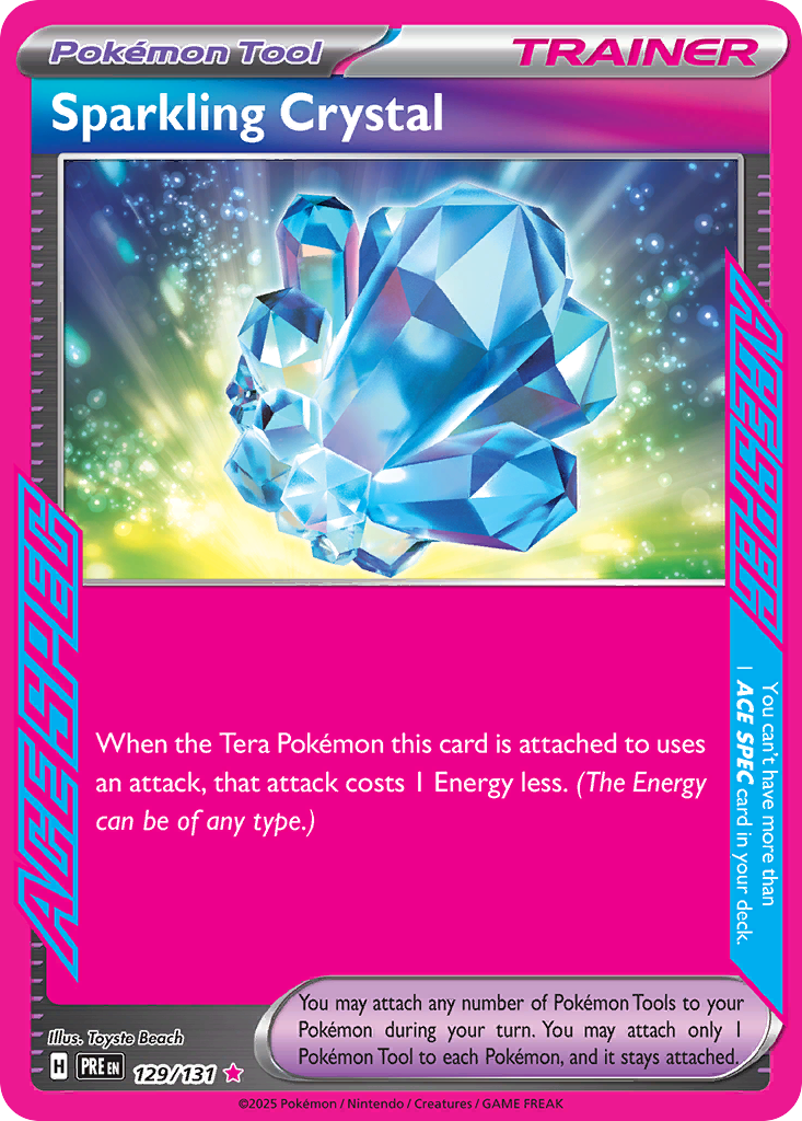 Sparkling Crystal (129/131) - [ACE SPEC] Prismatic Evolutions (PRE)