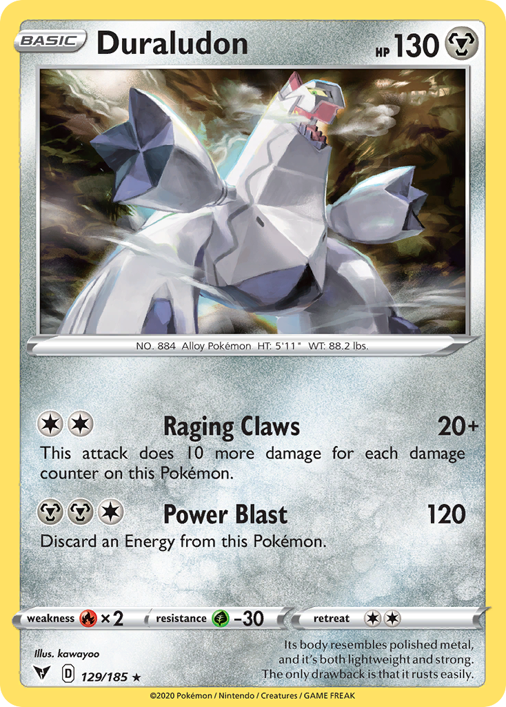 Duraludon (129/185) - [Reverse Holo] Vivid Voltage (VIV)