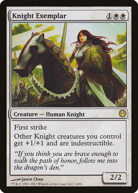 Knight Exemplar (14) - Duel Decks: Knights vs. Dragons (DDG)