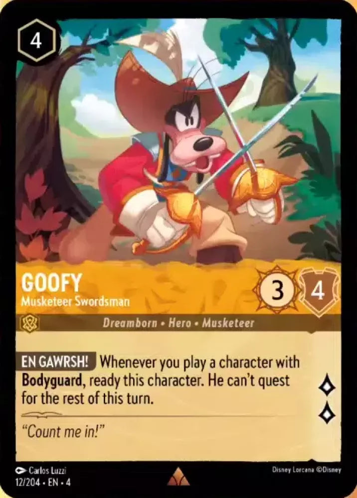 Goofy - Musketeer Swordsman - [Foil] Ursula's Return (4)