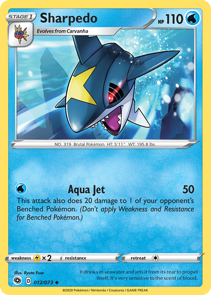 Sharpedo (12/73) - Champion's Path (CPA)