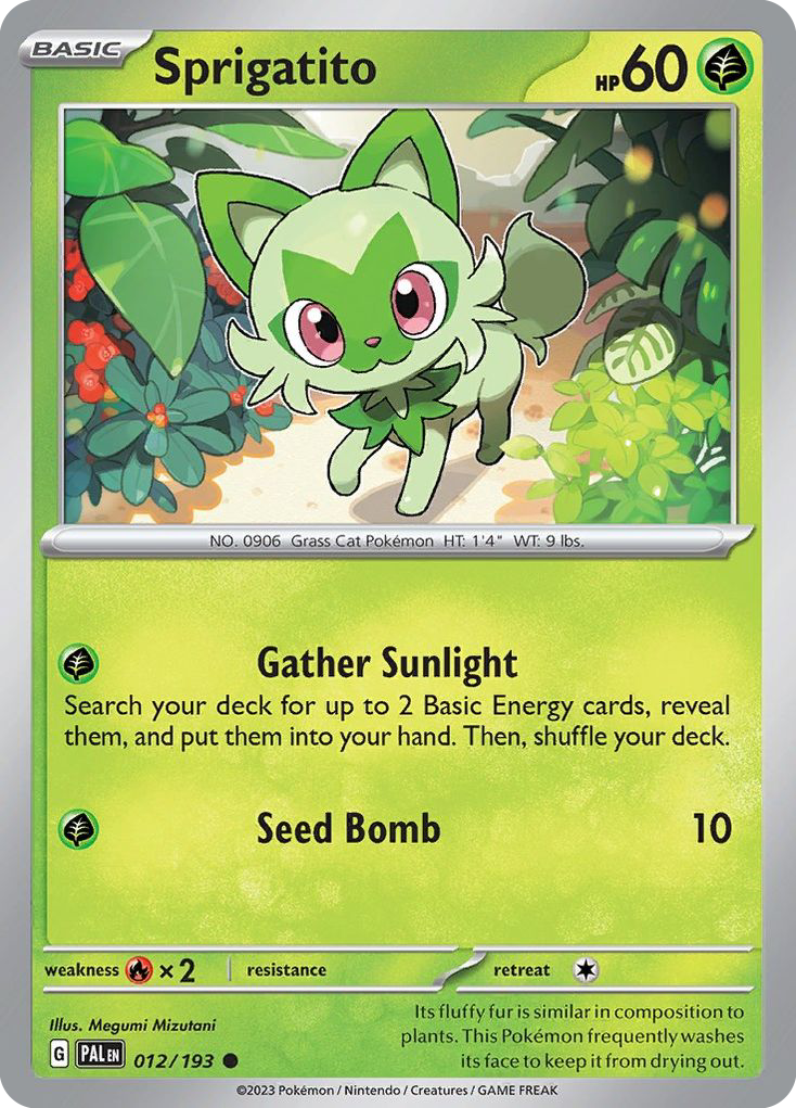 Sprigatito (12/193) - Paldea Evolved (PAL)