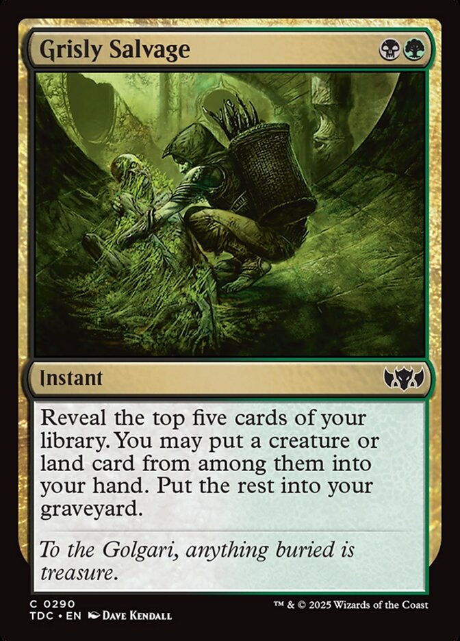Grisly Salvage - Tarkir: Dragonstorm Commander (TDC)