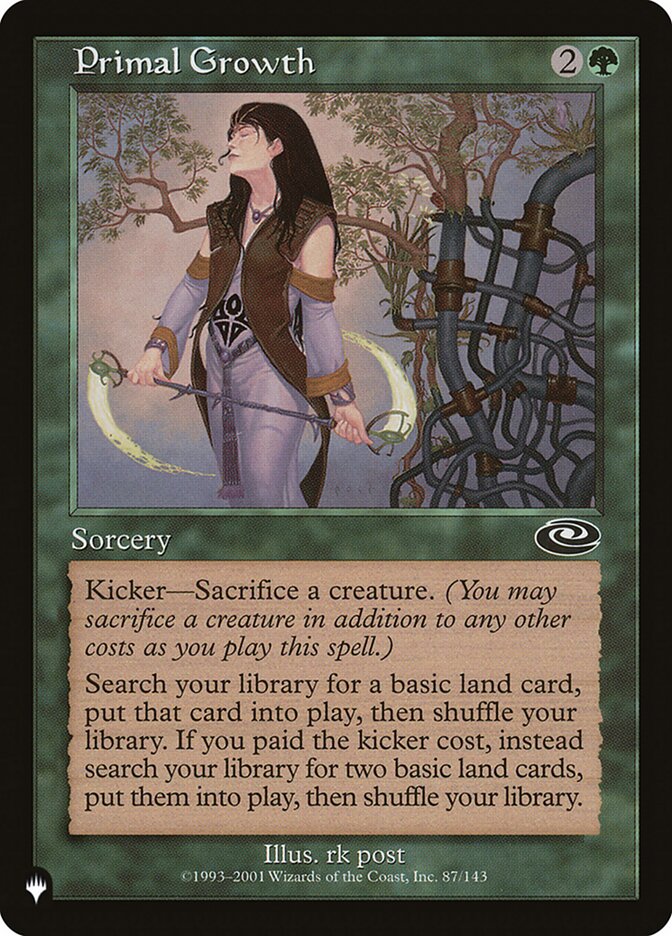 Primal Growth (PLS-87) - The List (PLST)