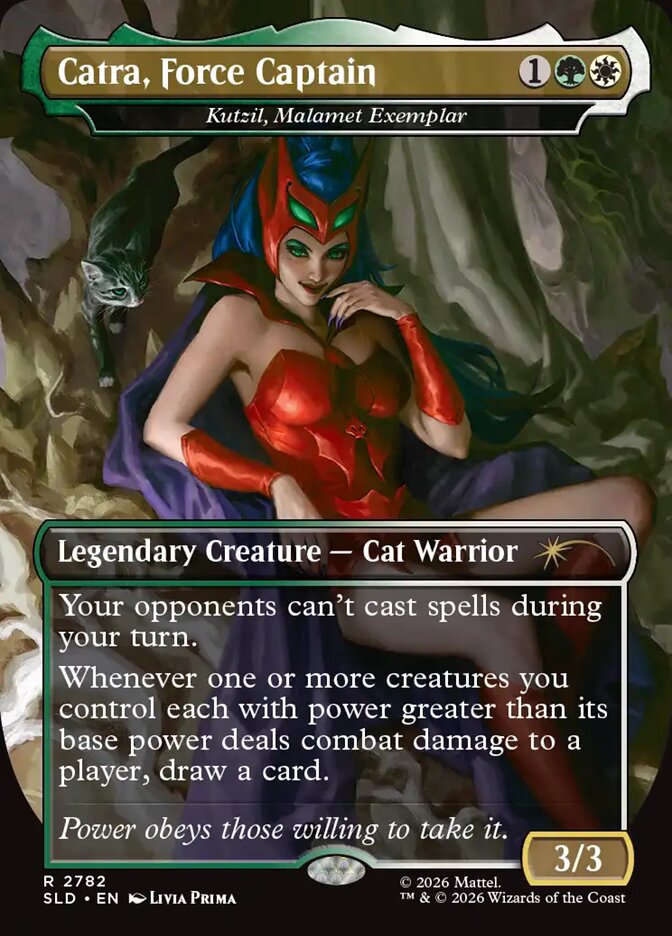 Catra, Force Captain - Kutzil, Malamet Exemplar (2782) - Secret Lair Drop (SLD)