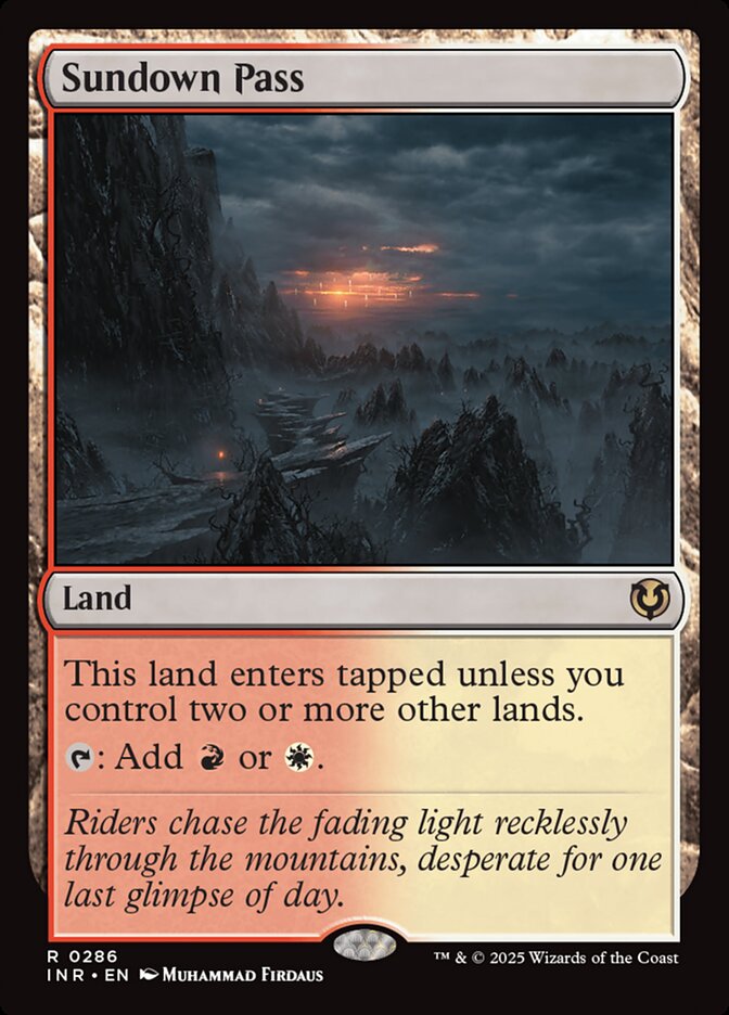 Sundown Pass - [Foil] Innistrad Remastered (INR)