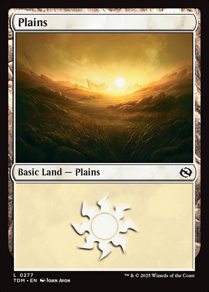 Plains (277) - Tarkir: Dragonstorm (TDM)