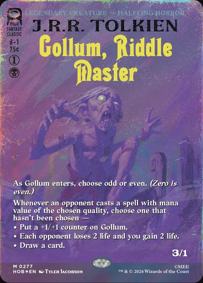Gollum, Riddle Master (277) - The Hobbit (HOB)