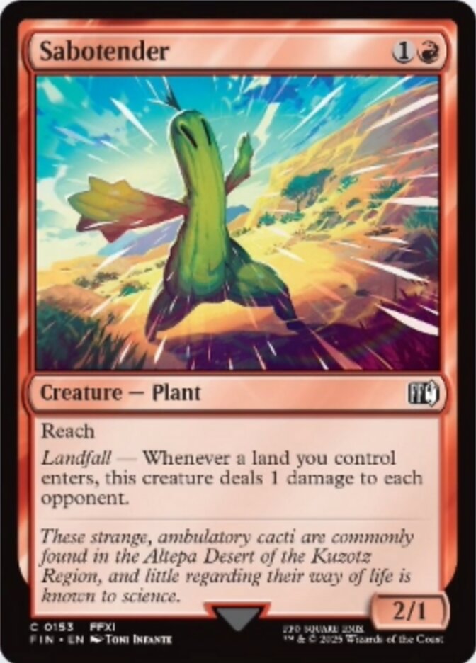 Sabotender (153) - [Foil] Final Fantasy (FIN)